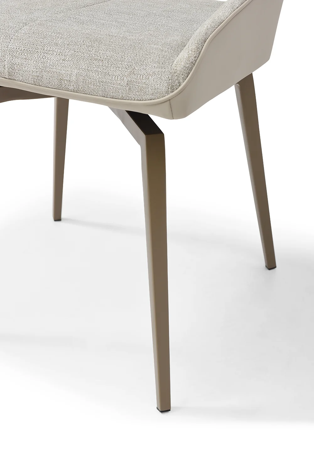 1239 Swivel Beige Champagne Chairs - Image 6