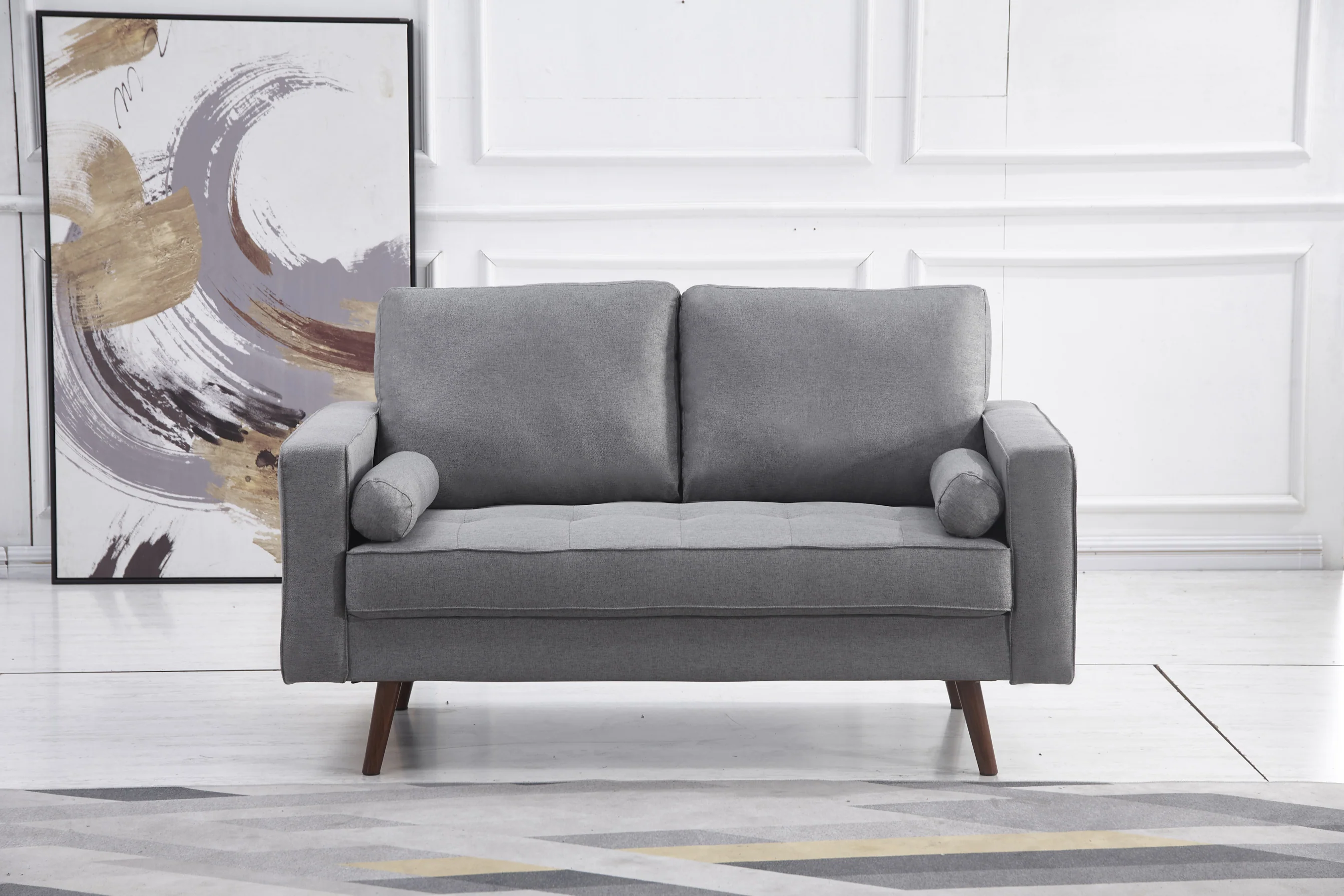 3 Pc Linen Sofa Collection - 4 Colors - Image 3