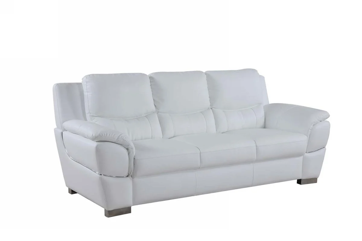 4572 Sofa Collection - White Leather - Image 3