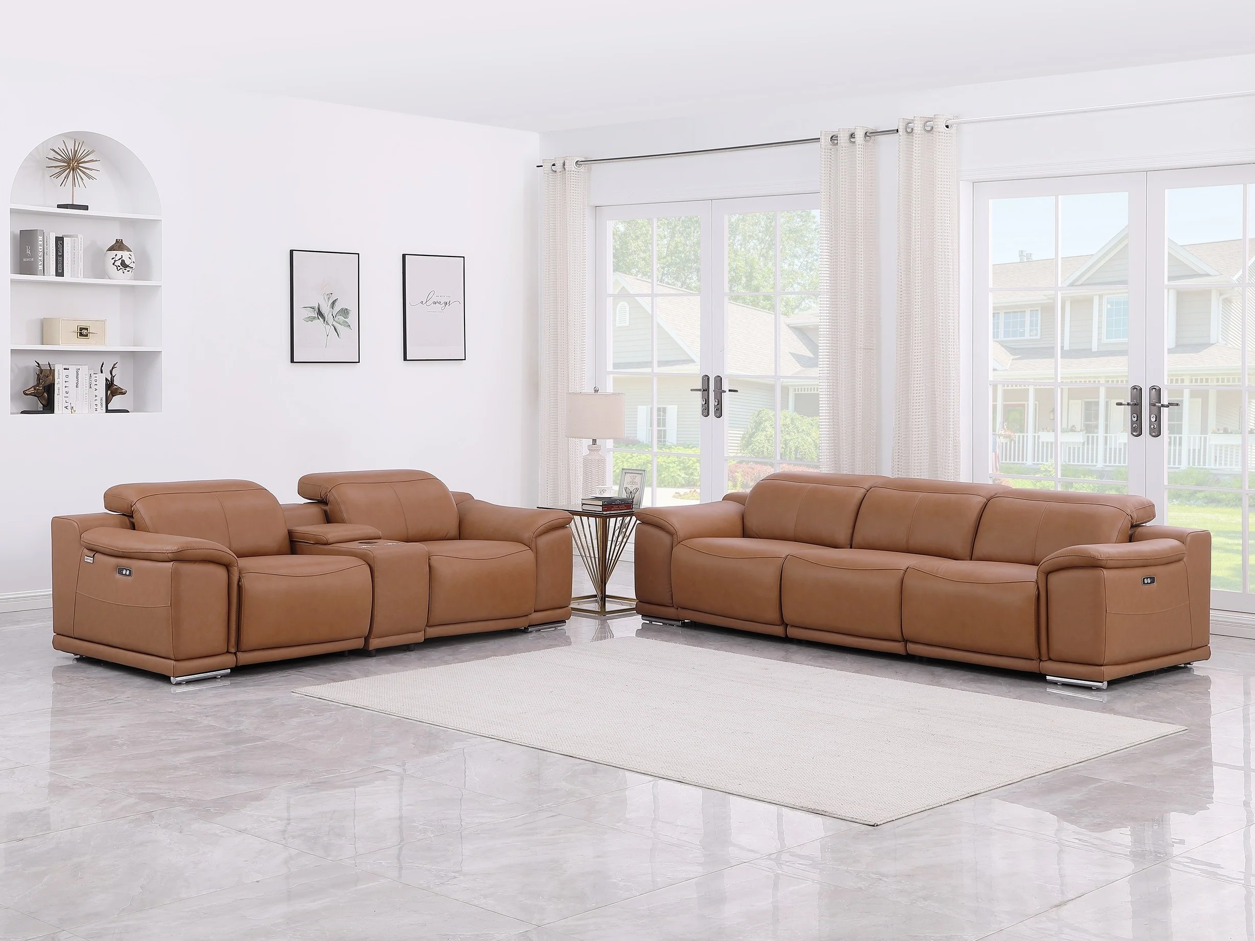 9762 DivanItalia 6 Pc Power Sofa & Loveseat - 6 Colors - Image 20