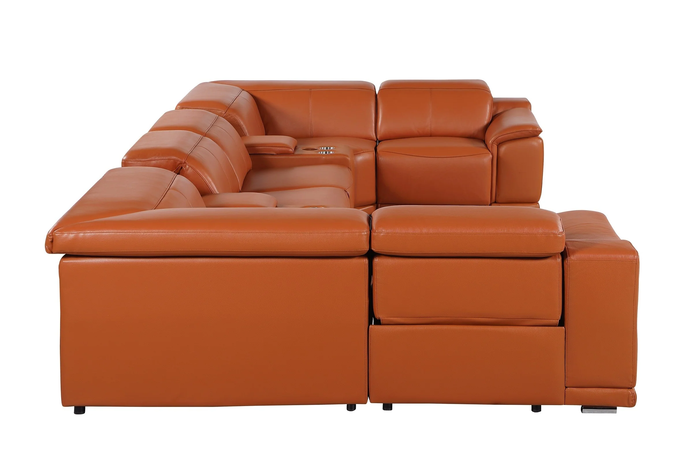 9762 DivanItalia 8 Pc Top Grain Sectional – 6 Colors - Image 13