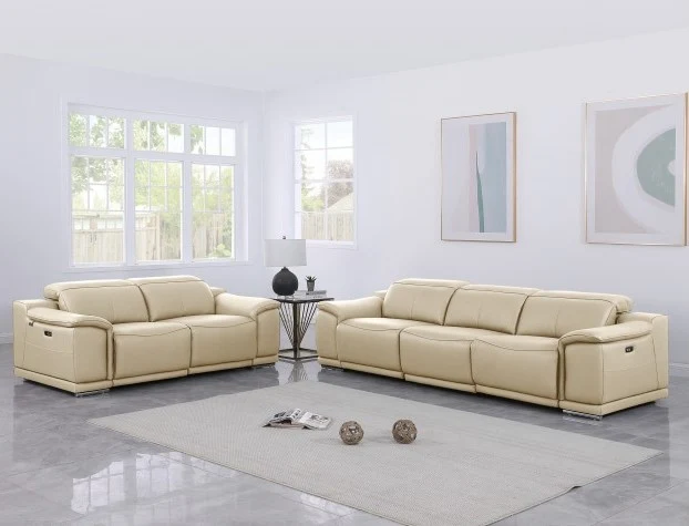 9762 Global United Leather Sofa Set - 7 Colors - Image 12