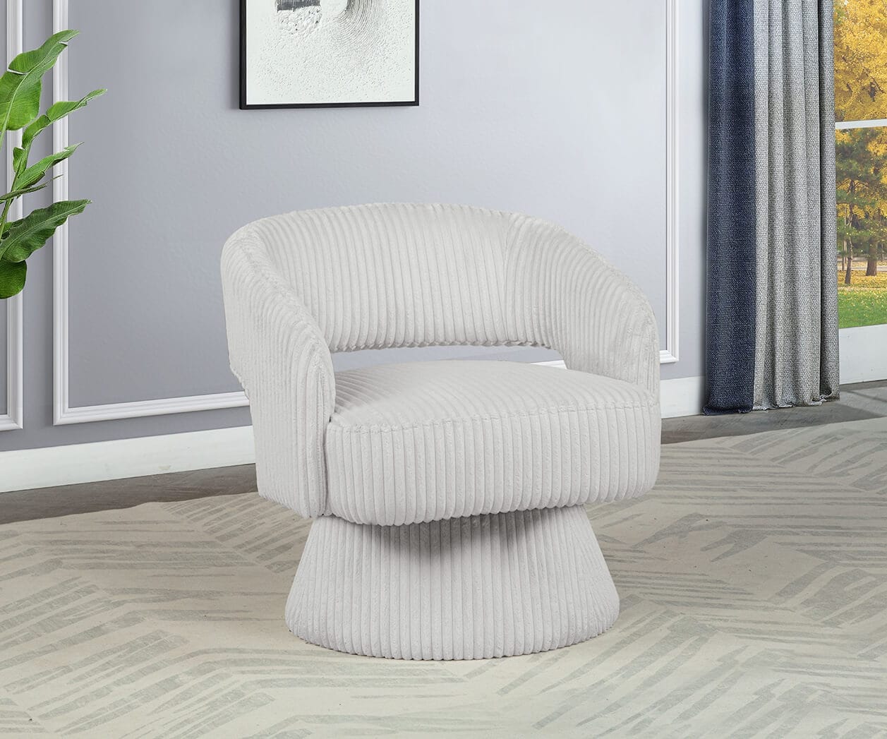 AC293 Swivel Accent Chair - 4 Colors - Image 4