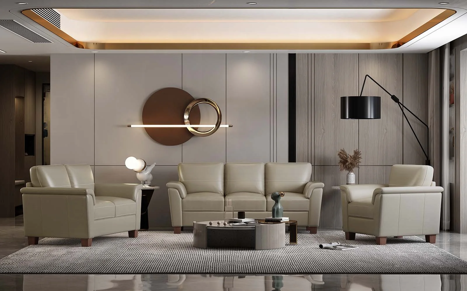 Acme LV01299 Pacifc Palisades Leather Sofa