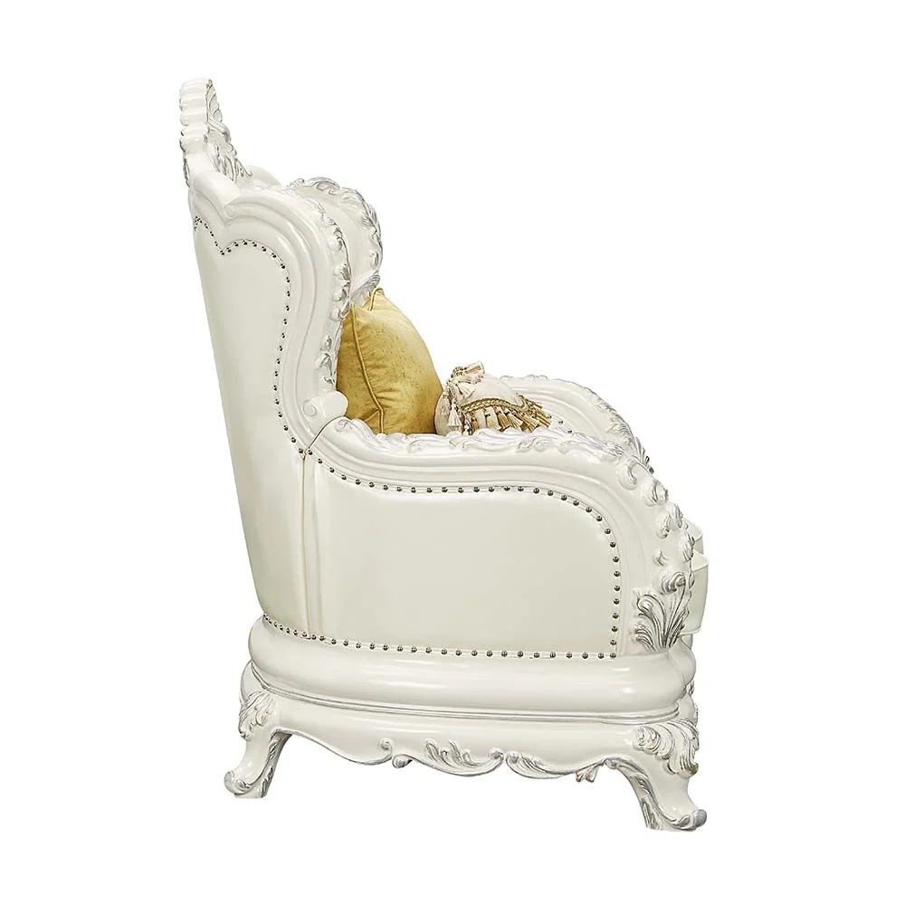 Adara Antique White Chair LV01226 - Image 2