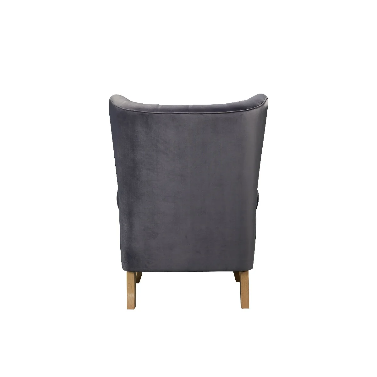 Adonis 59517 Accent Chair - Gray Velvet - Image 2