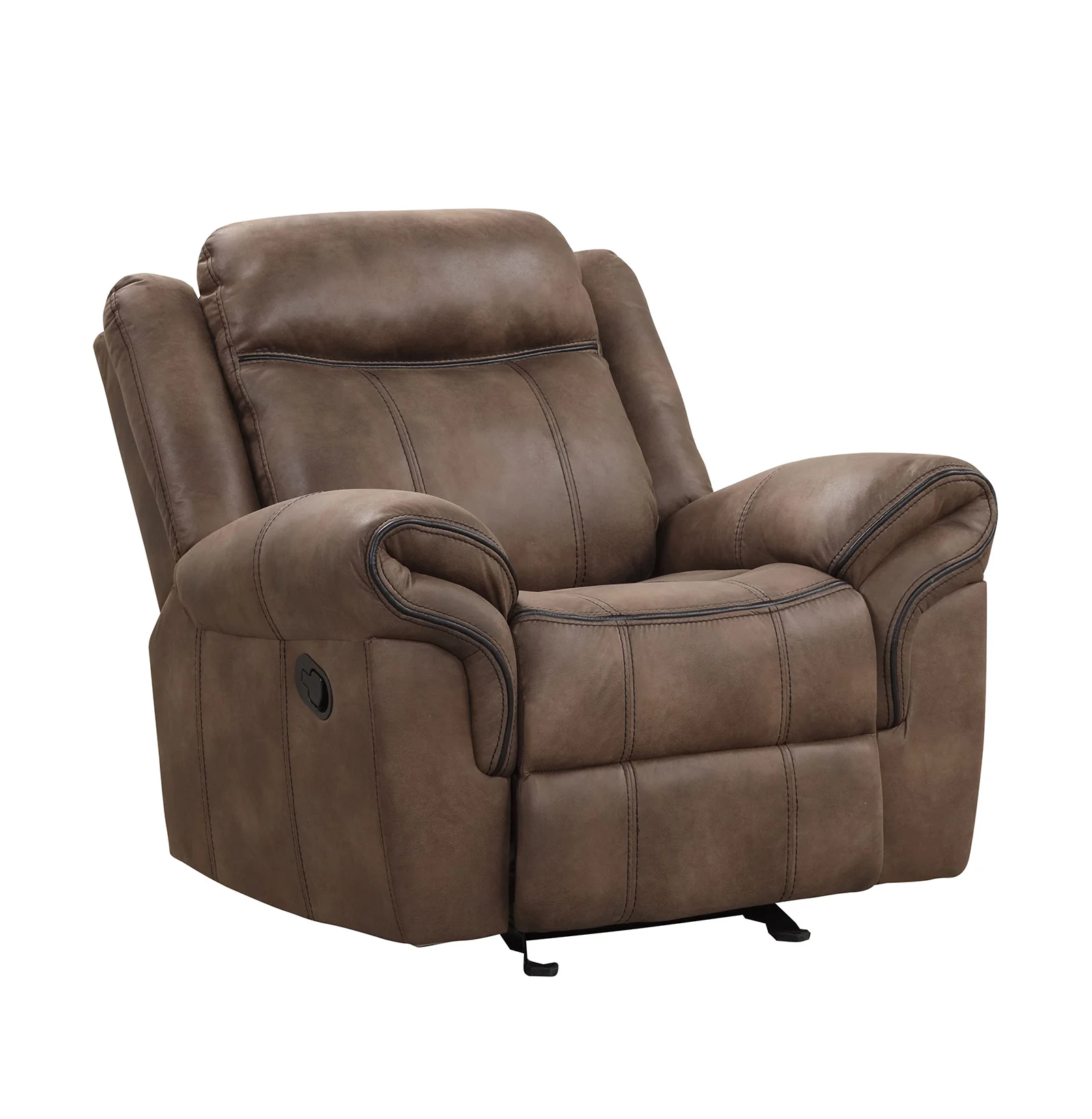 Agata Brown Glider Recliner NX6001BR-CH - Image 2