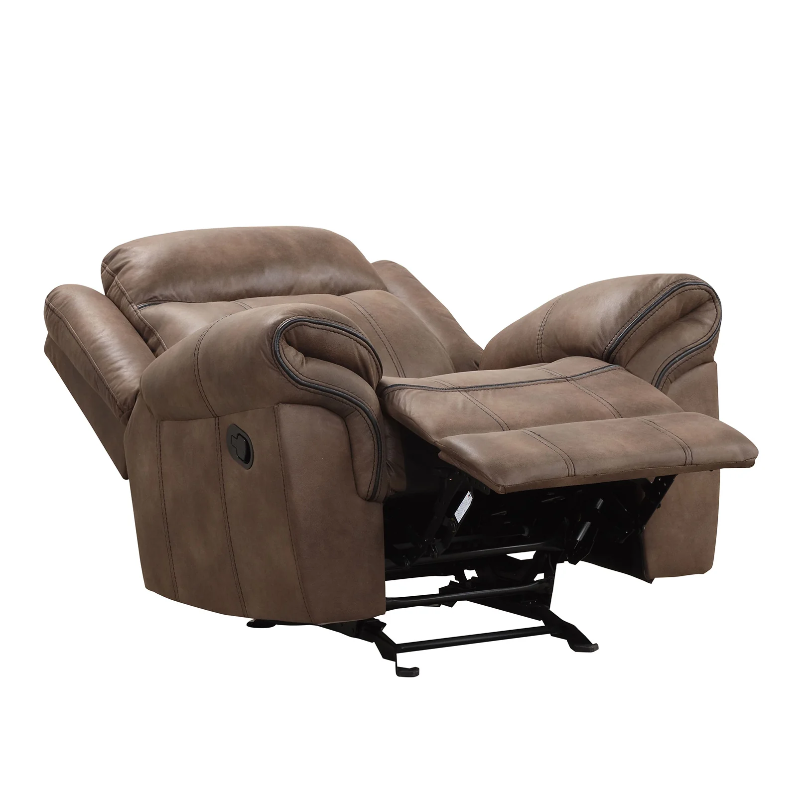 Agata Brown Glider Recliner NX6001BR-CH - Image 3