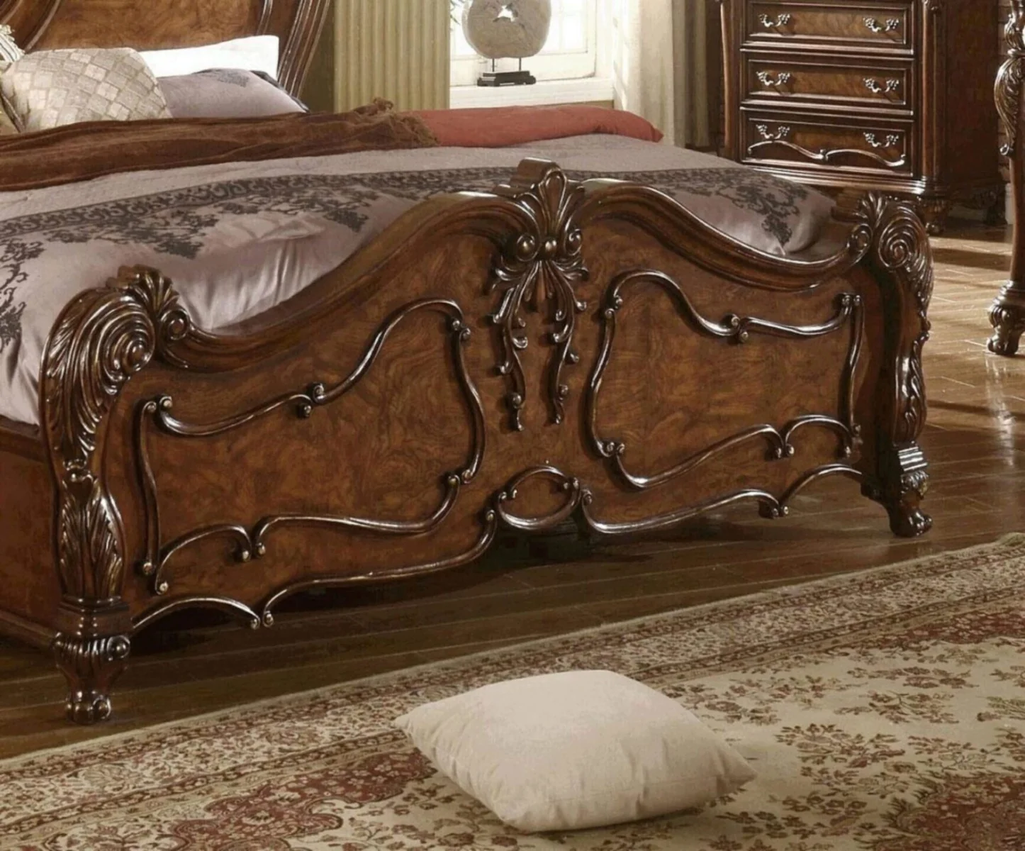 McFerran B7189 Alamo Bedroom Collection - Burl Ash - Image 2