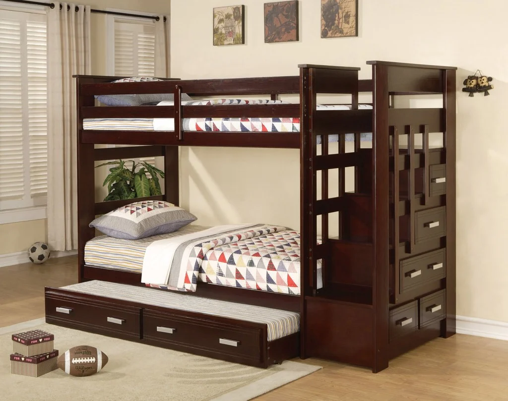 Allentown Twin Bunk Bed - Acme 10170 Espresso