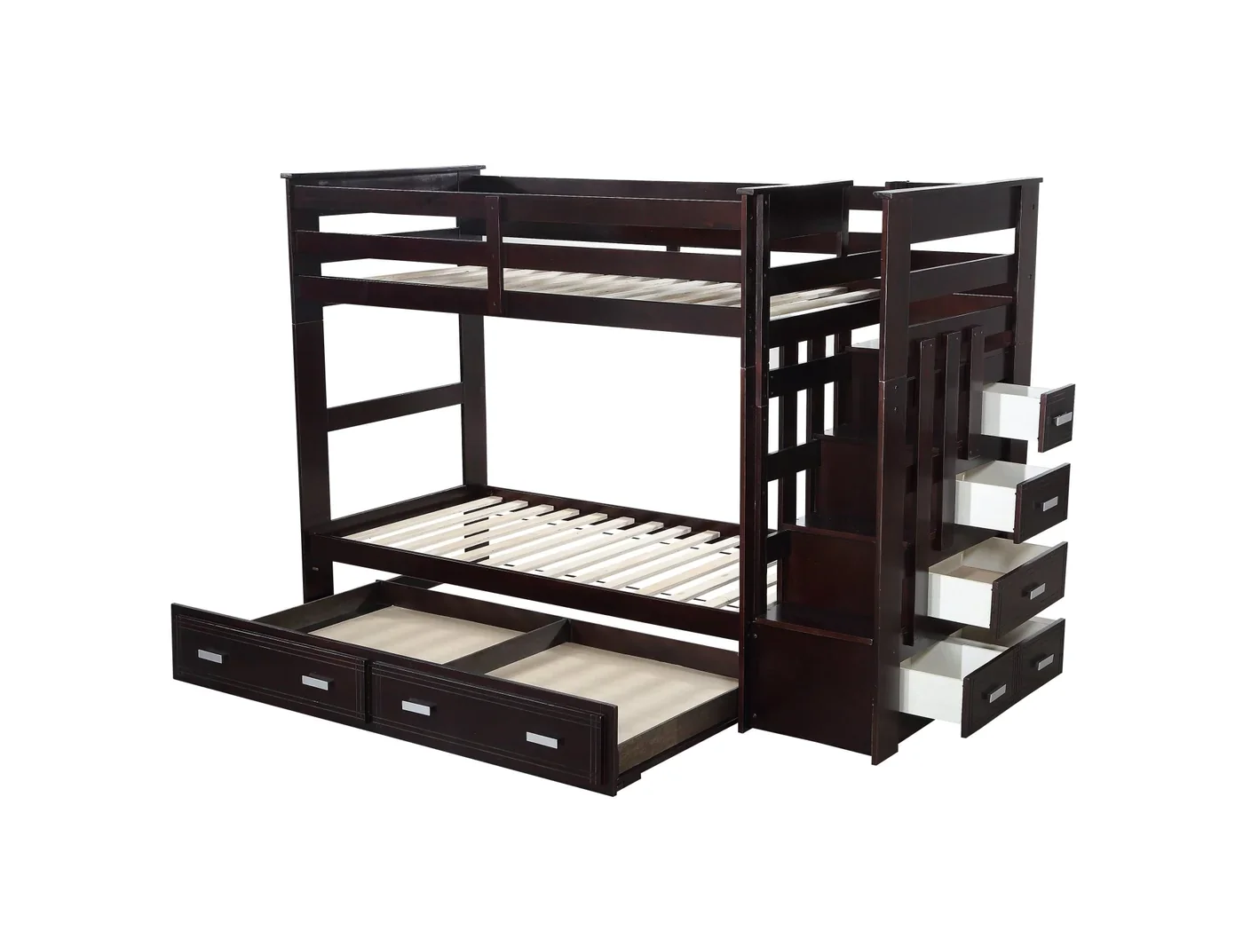 Allentown Twin Bunk Bed - Acme 10170 Espresso - Image 2