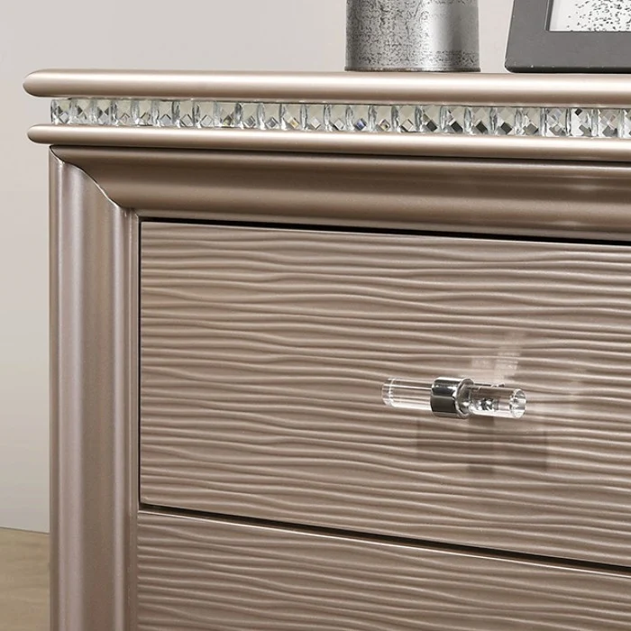 Allie 4 Drawer Rose Gold Chest CM7901RG-C - Image 2