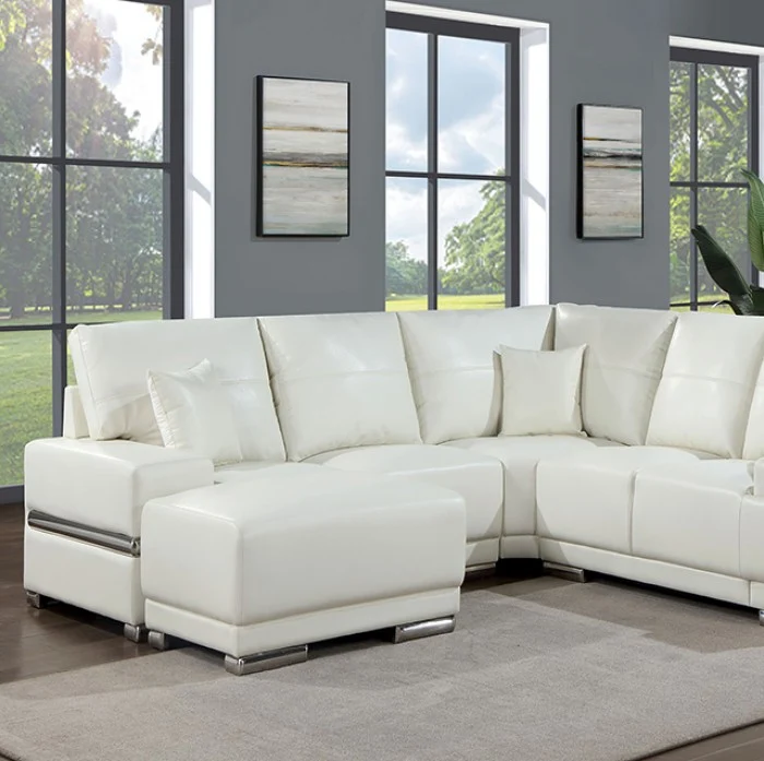 Althea CM6410WH Sectional by Furniture of America - Image 2