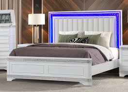 Amani White Queen Bed AMANI-QB - Image 2