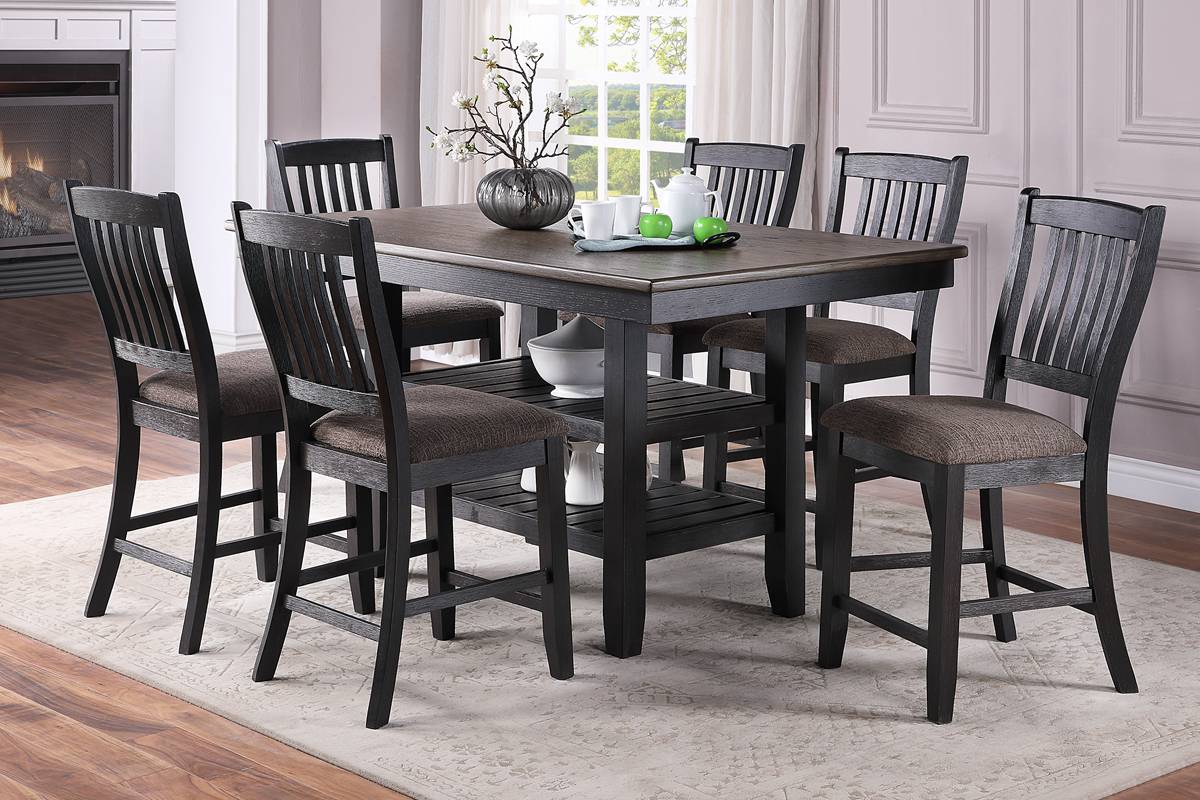 Amarillo 7 Pc Dining Collection  - Upholstered Chairs