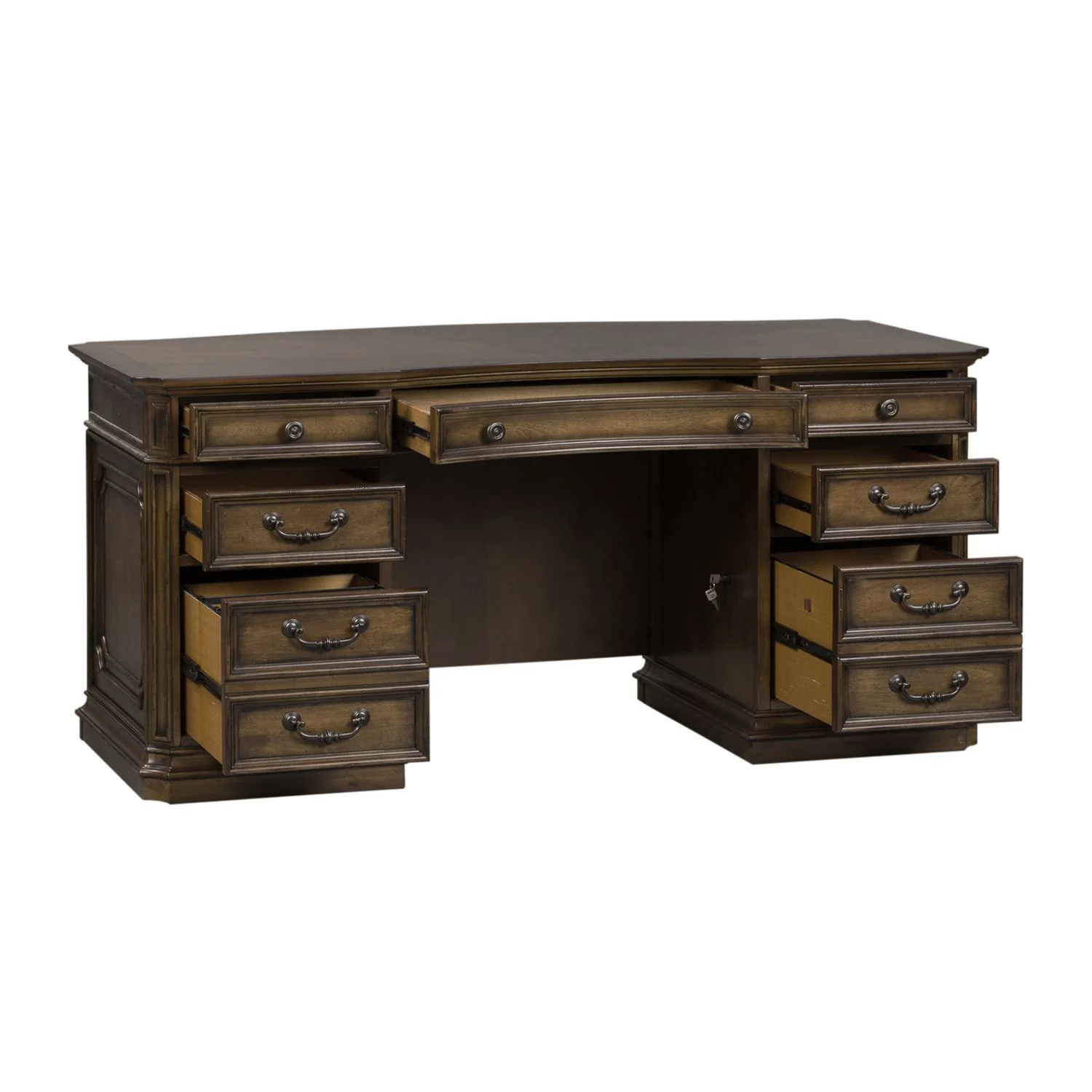 Amelia Executive Desk & Credenza + Hutch - Image 4