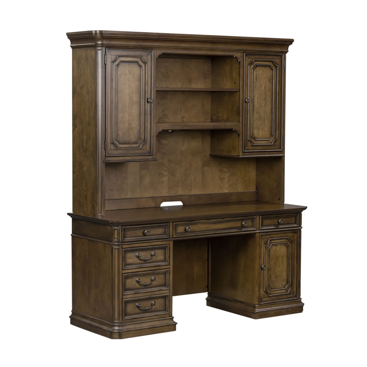 Amelia Executive Desk & Credenza + Hutch - Image 7