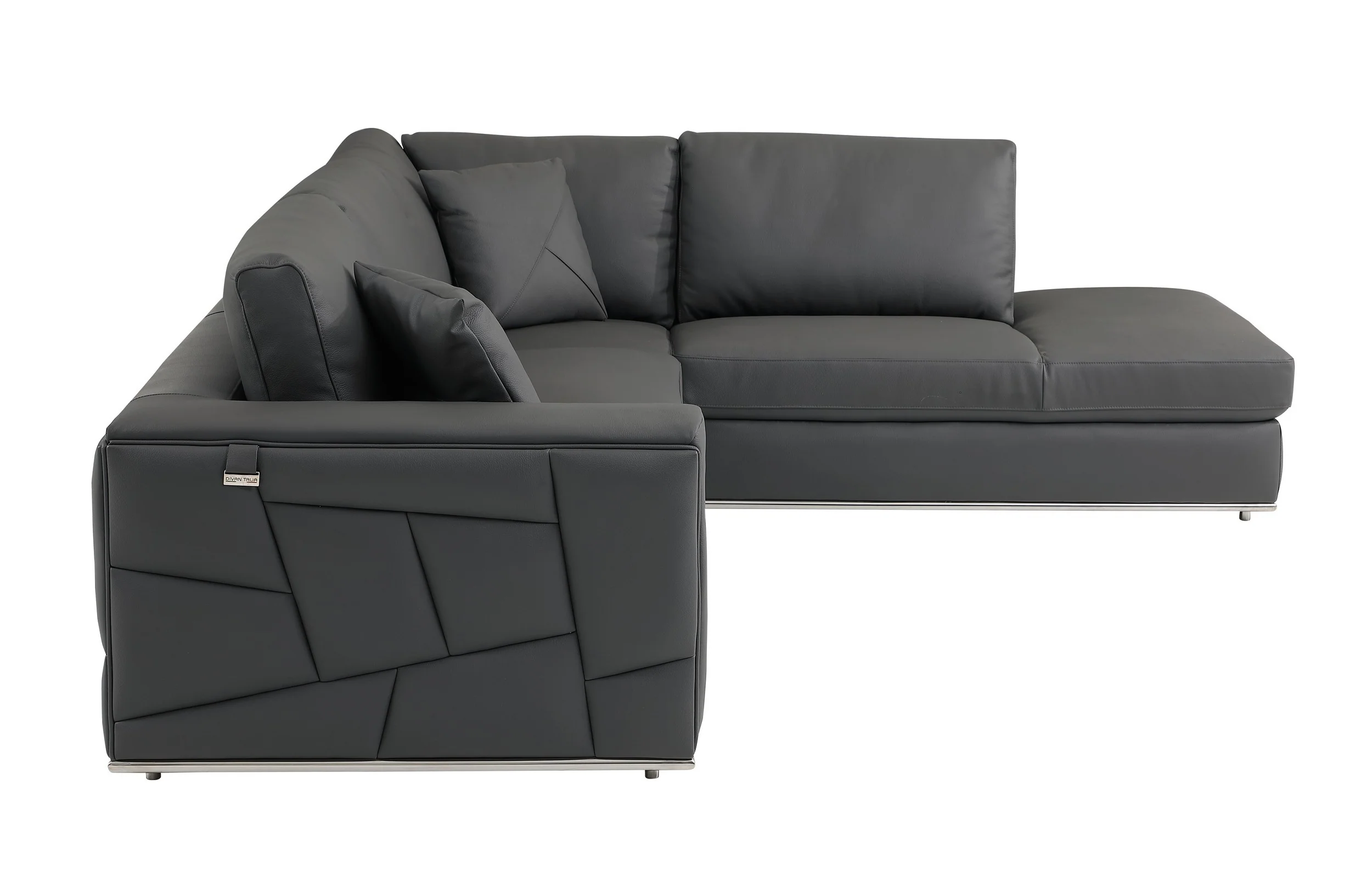 Global United 998 Genuine Leather Sectional - 3 Colors - Image 3