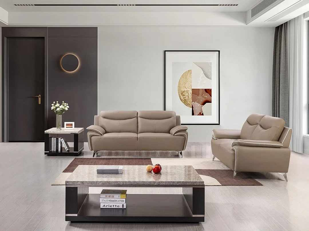American Eagle EK531 2 Pc Sofa Set - Dark Tan