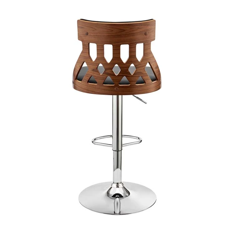 Armen Living Angelo Adjustable Swivel Bar stool - Counter to Pub Height - Image 4