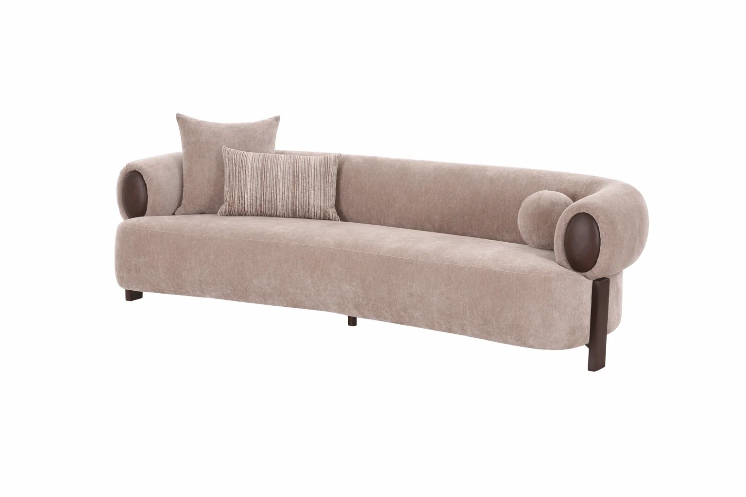 Arden Taupe 2 Pc Living Room Sofa Set - Image 5