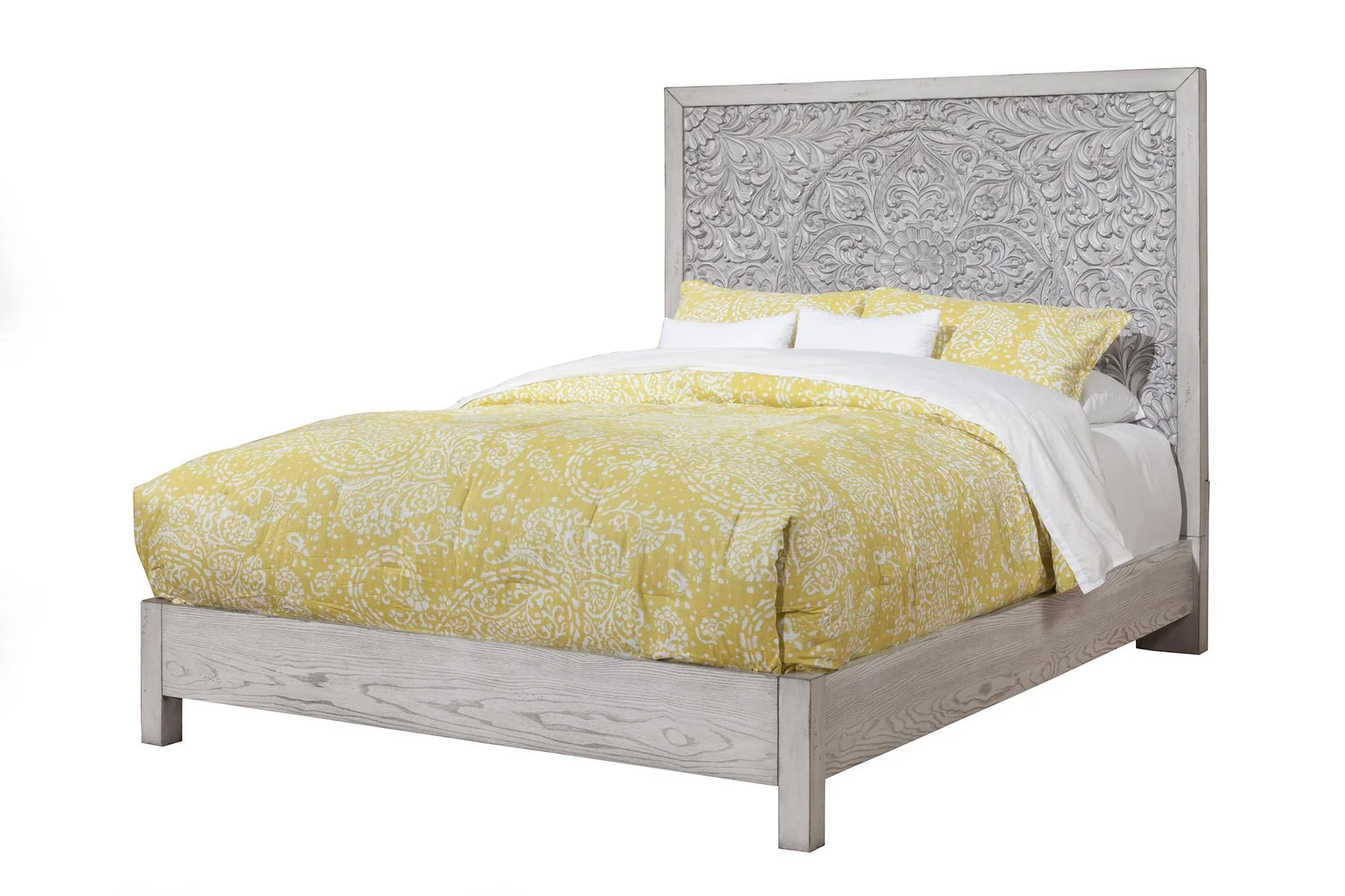 Aria Weathered Light Gray Bedroom Collection - Image 2
