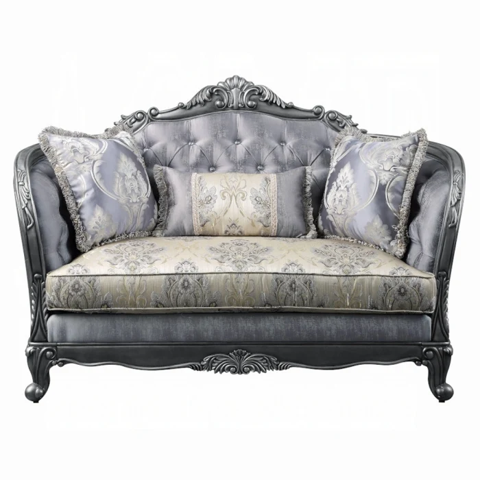 Ariadne Platinum Sofa & Loveseat by Acme - Image 8