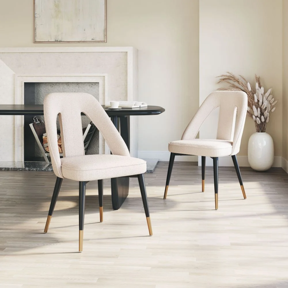 Artus Dining Chair Ivory 110002