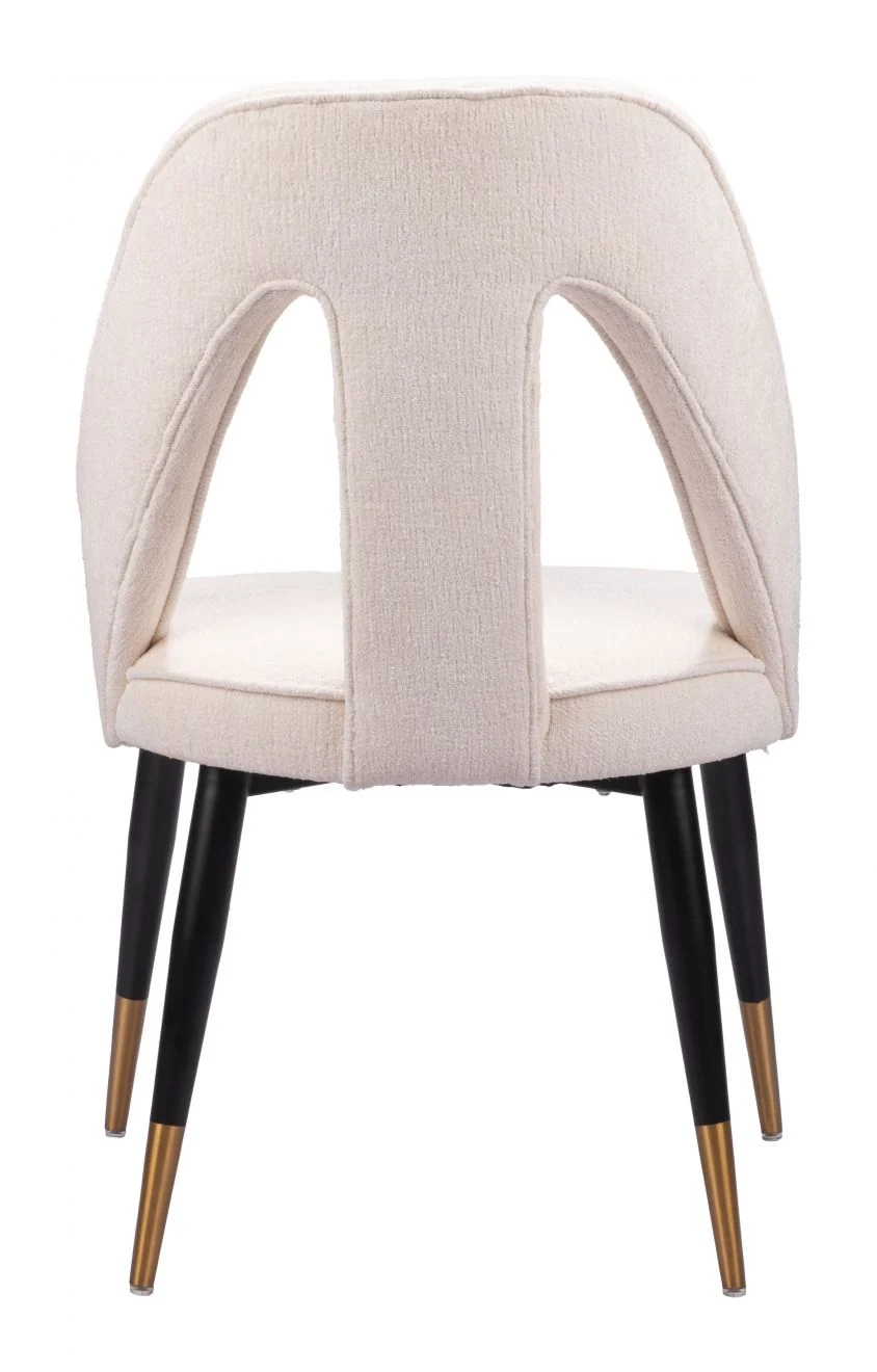 Artus Dining Chair Ivory 110002 - Image 5