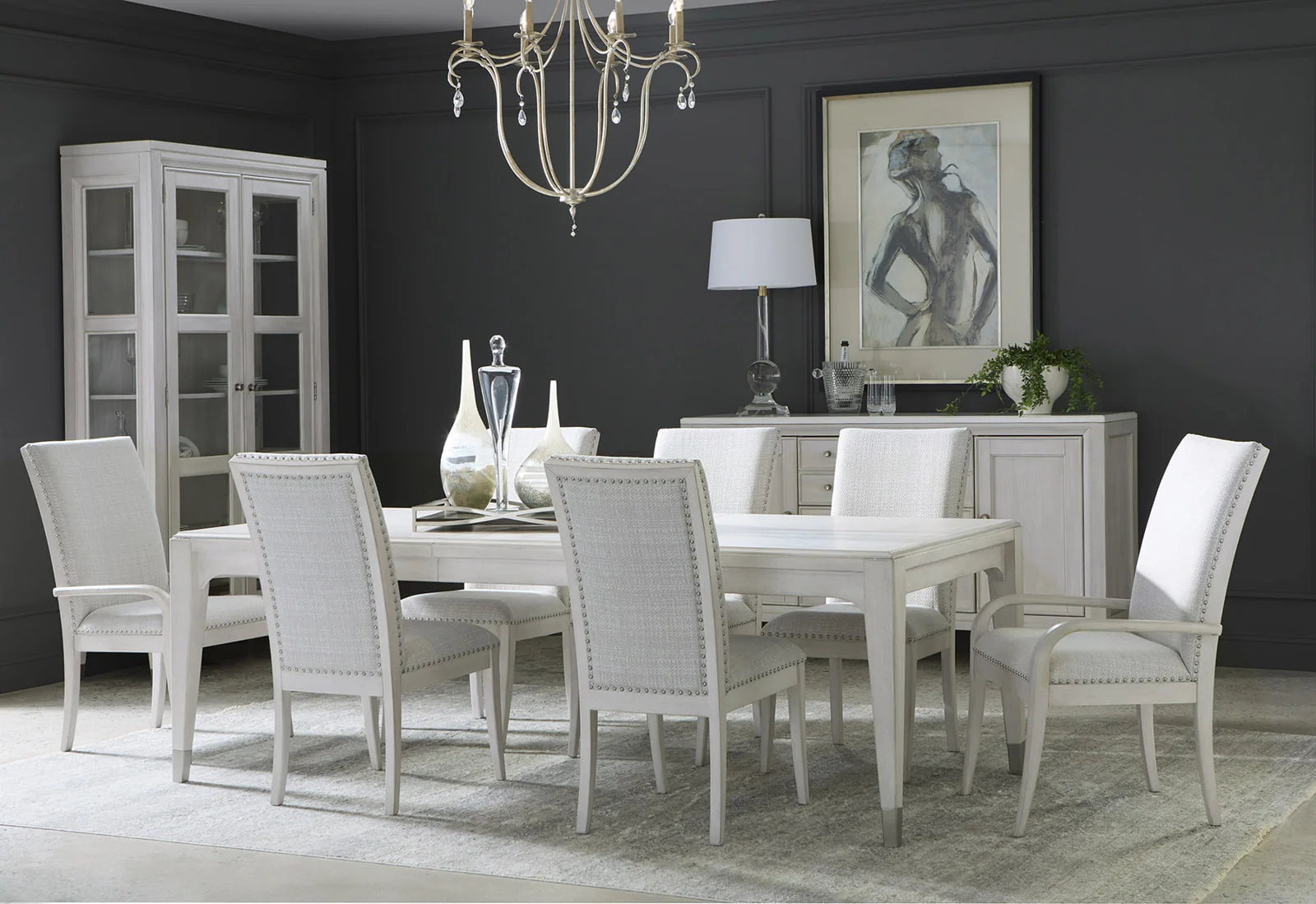 Ashby Place Expandable Gray Dining Collection - Image 2