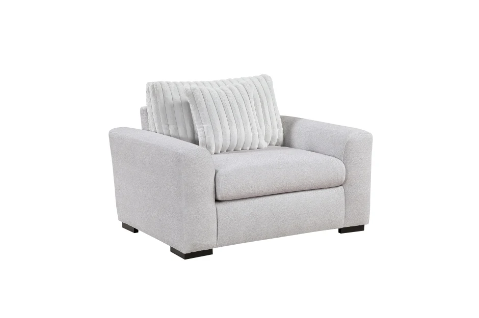 Athena Two-Tone Gray Armchair 9720GRY-1 - Image 2
