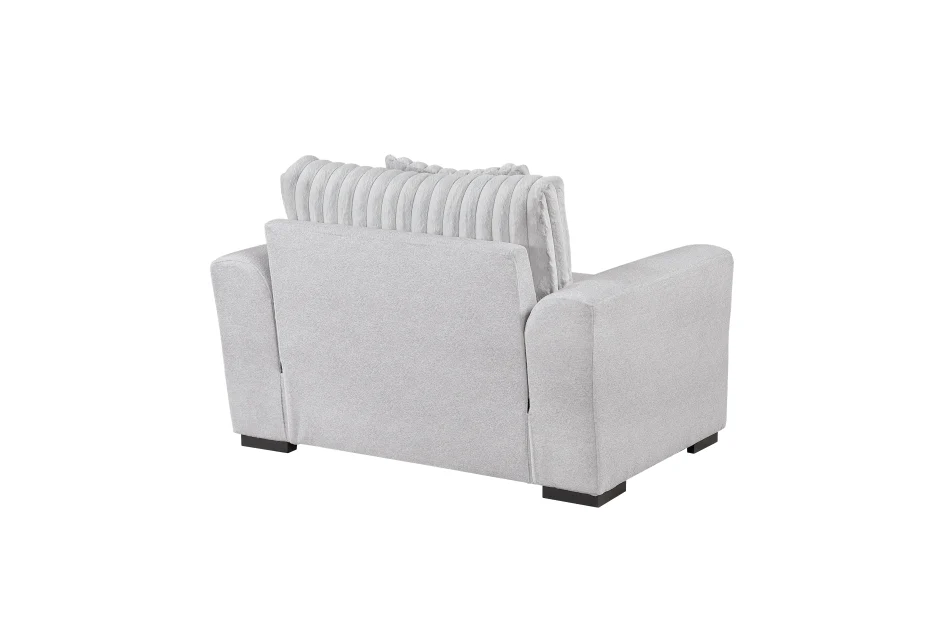 Athena Two-Tone Gray Armchair 9720GRY-1 - Image 3