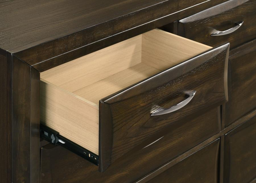 Atlas Dark Oak 4 Pc King Bedroom Set - Image 11