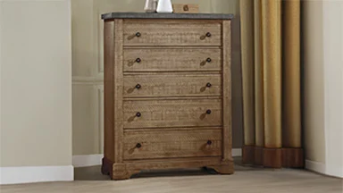 Augusta Lift Top 5 Drawer Chest B403B-070
