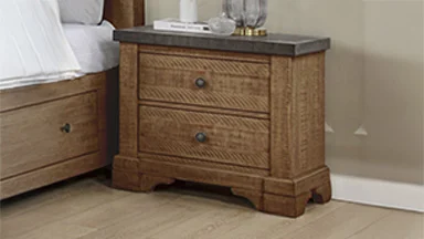 Augusta Rustic Brown 4 Pc King Bedroom Set - Image 5