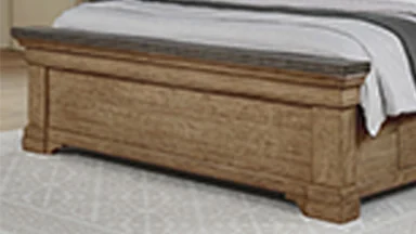Augusta Rustic Brown Bedroom Set w/LED Headboard - Image 4