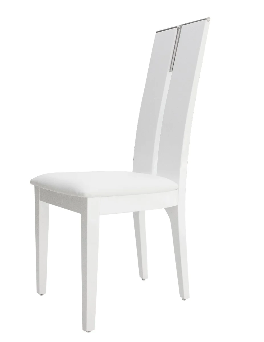 Avanti White Lacquer Chair - Set of 2