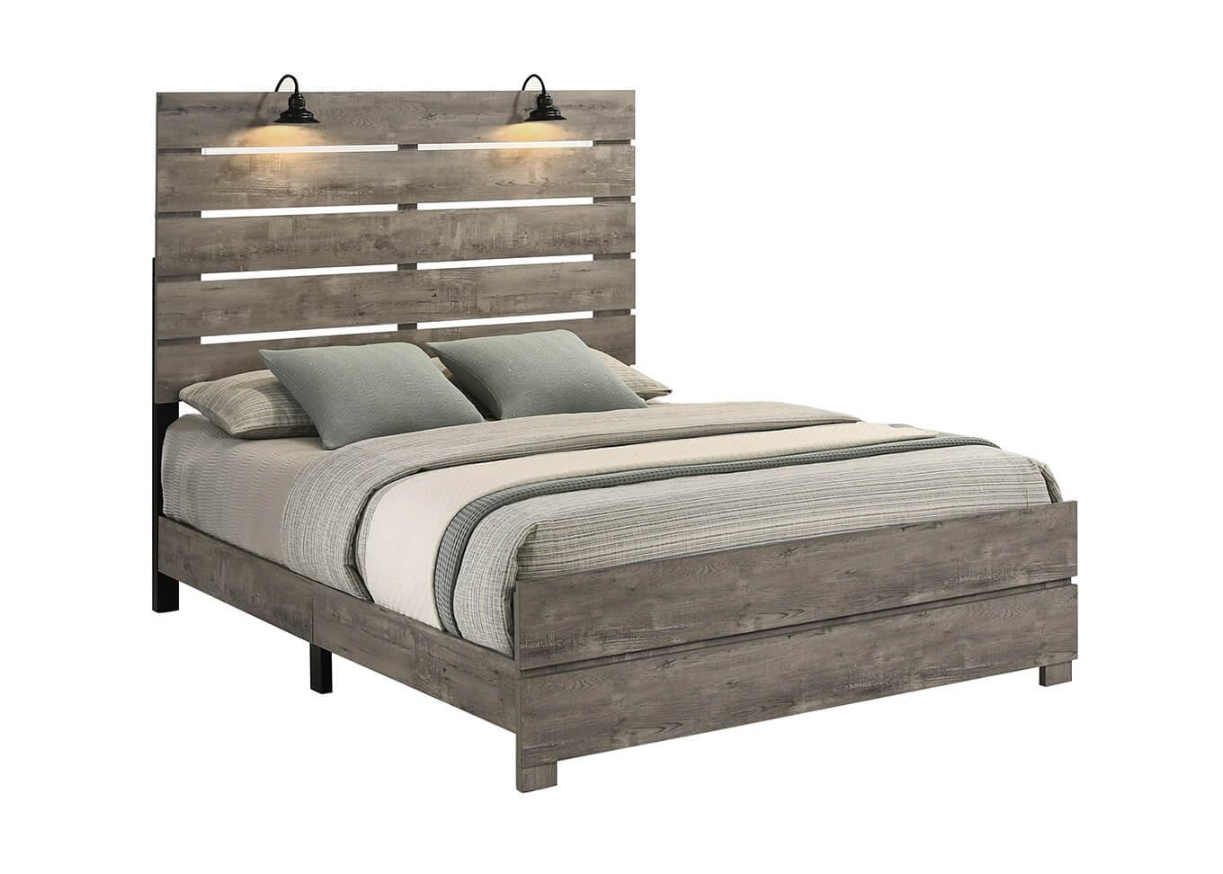 B820 Rustic 4 Pc Bedroom Set - Queen Bed - Image 2