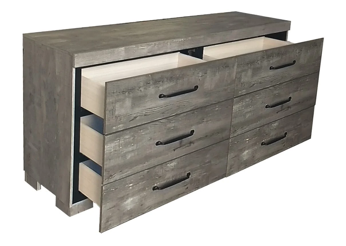 B820 Rustic Bedroom Set - 3 Bed Sizes - Image 7