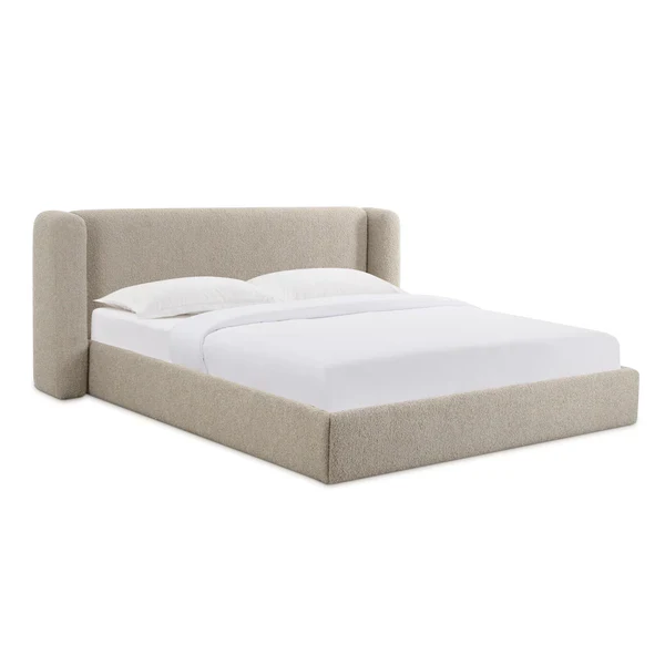 Babette Tan Boucle King Bed B69136 - Image 8