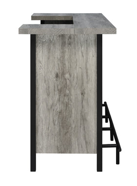 Bellemore Bar Unit Grey Driftwood & Black - Image 7
