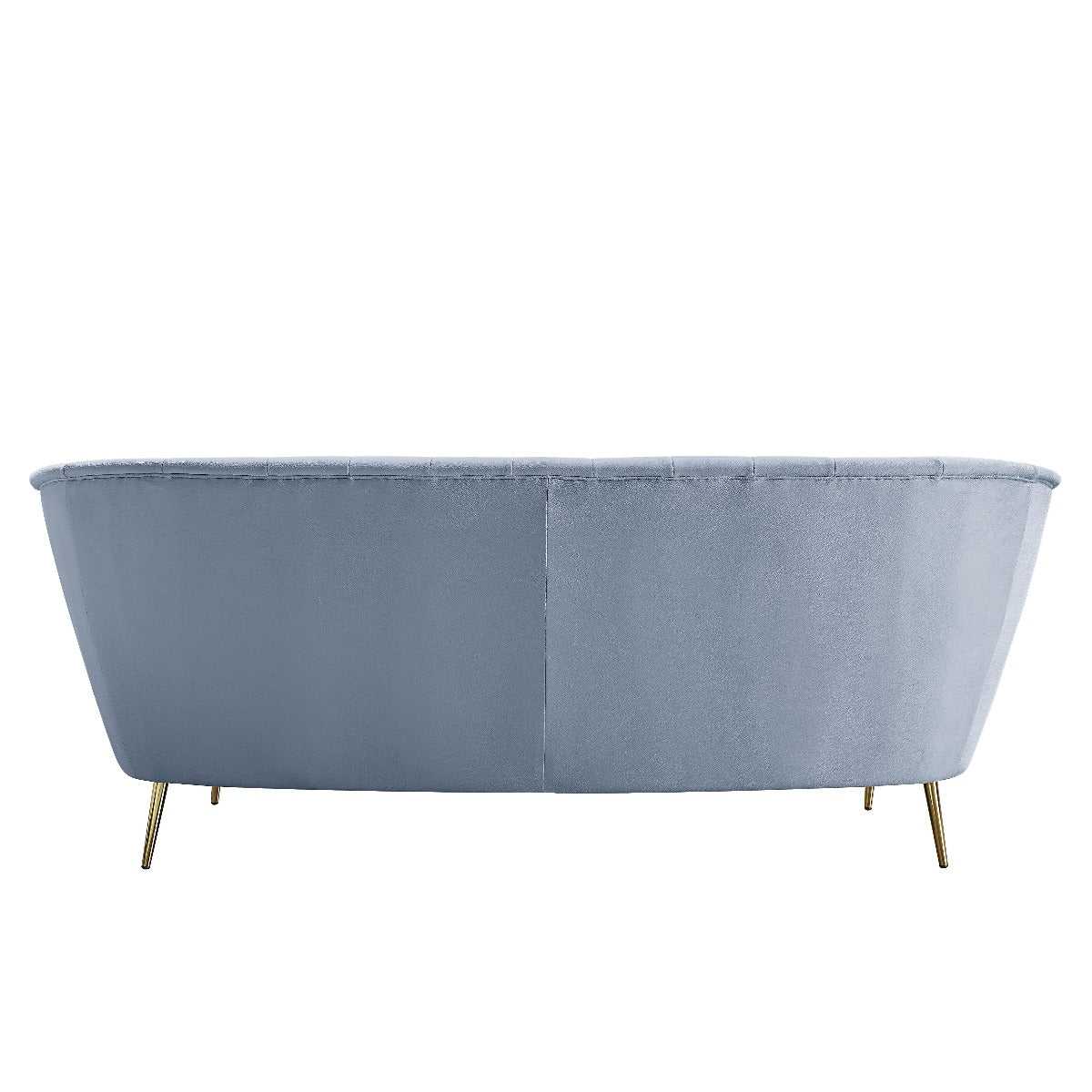 Bayram Light Gray Velvet Living Room Sofa by Acme - Image 5