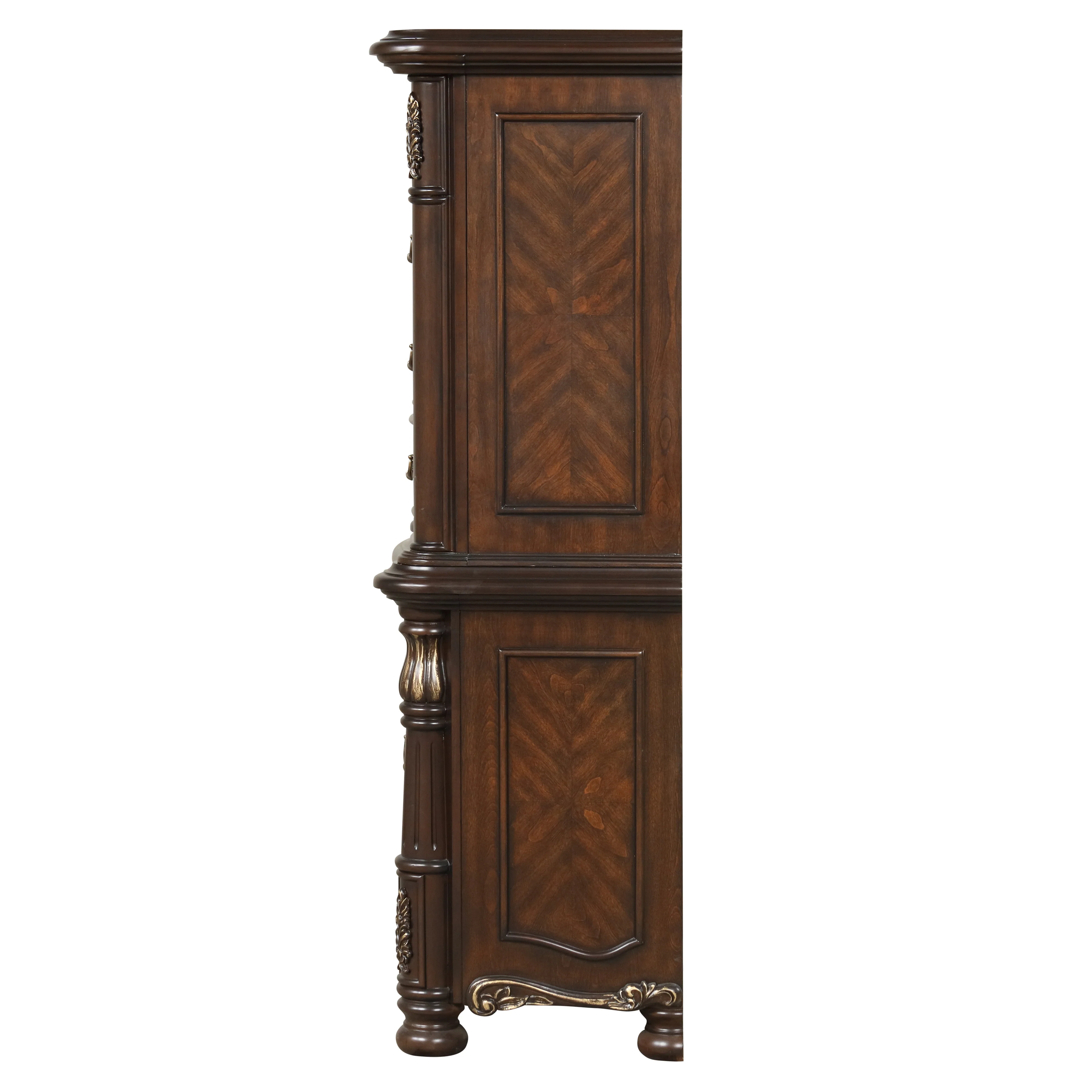 Bella Notte Mahogany 7 Drawer Bachelor's Chest - Image 4
