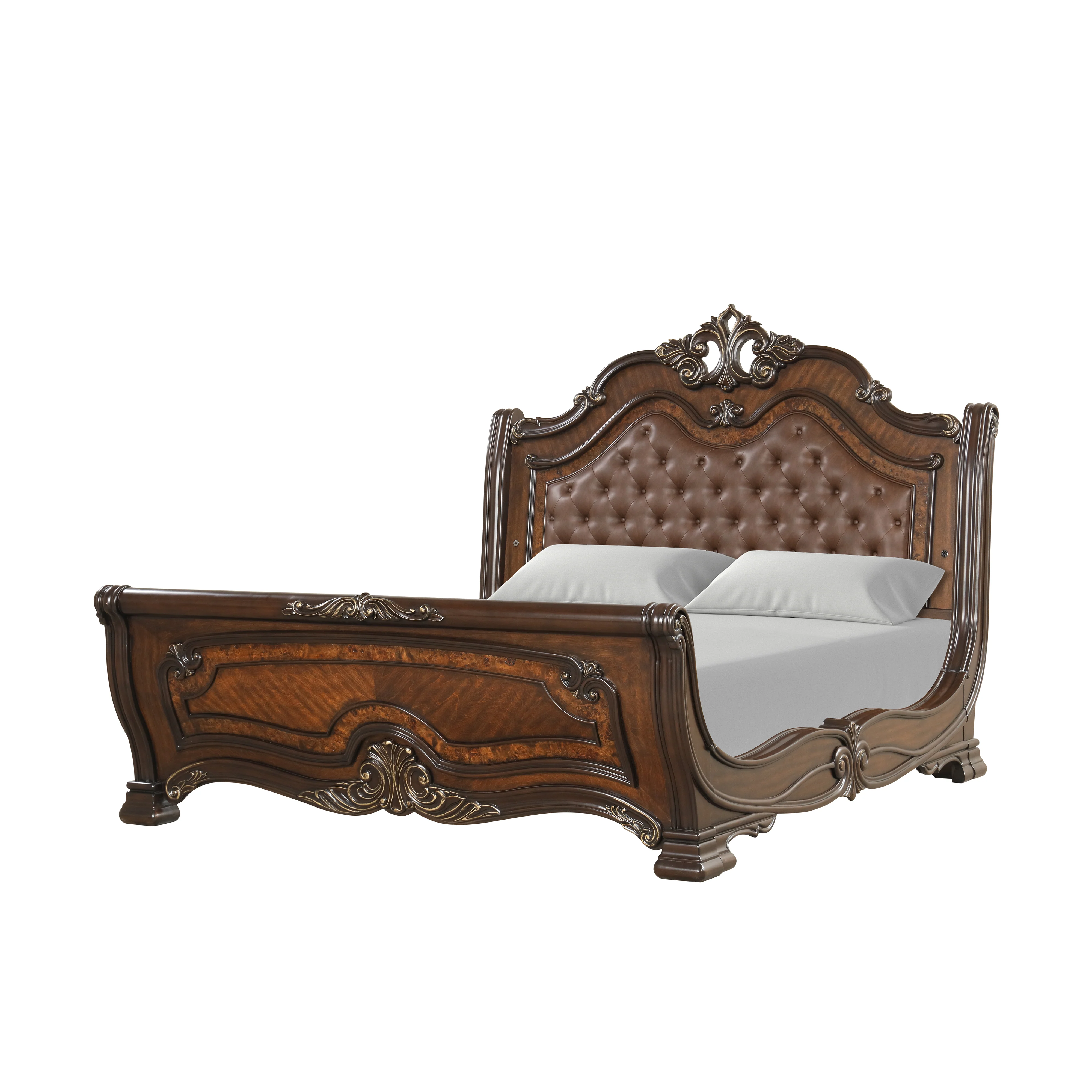 Bella Notte Mahogany King Sleigh Bed - Image 2