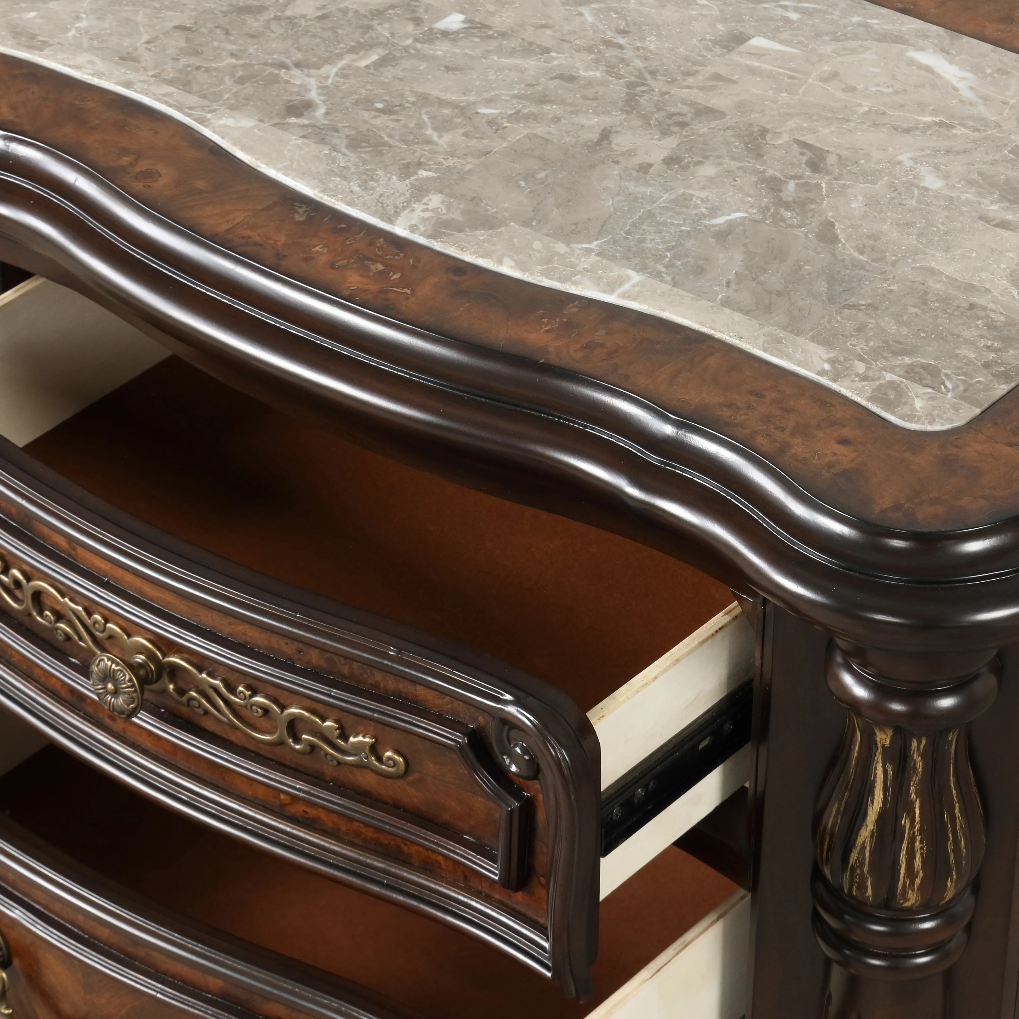 Bella Notte Mahogany Nightstand B2477-040 - Image 4