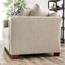 Belsize Beige Linen-Like Sofa Set - Made in USA - Image 5