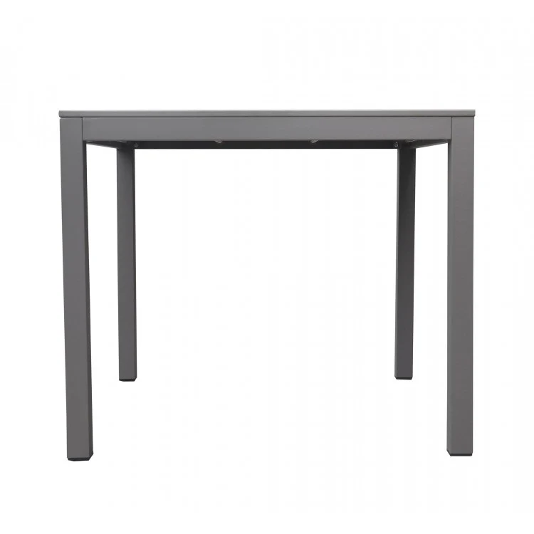 Bistro 5 Pc Dining Set Grey Powder Coated Finish - Image 5
