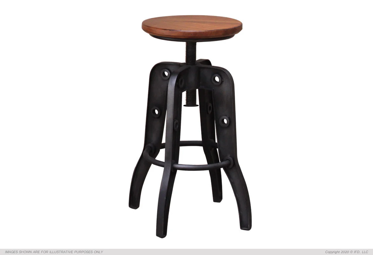 Bistro Barrel 5 Pc Hand Distressed Dining Set - Image 4