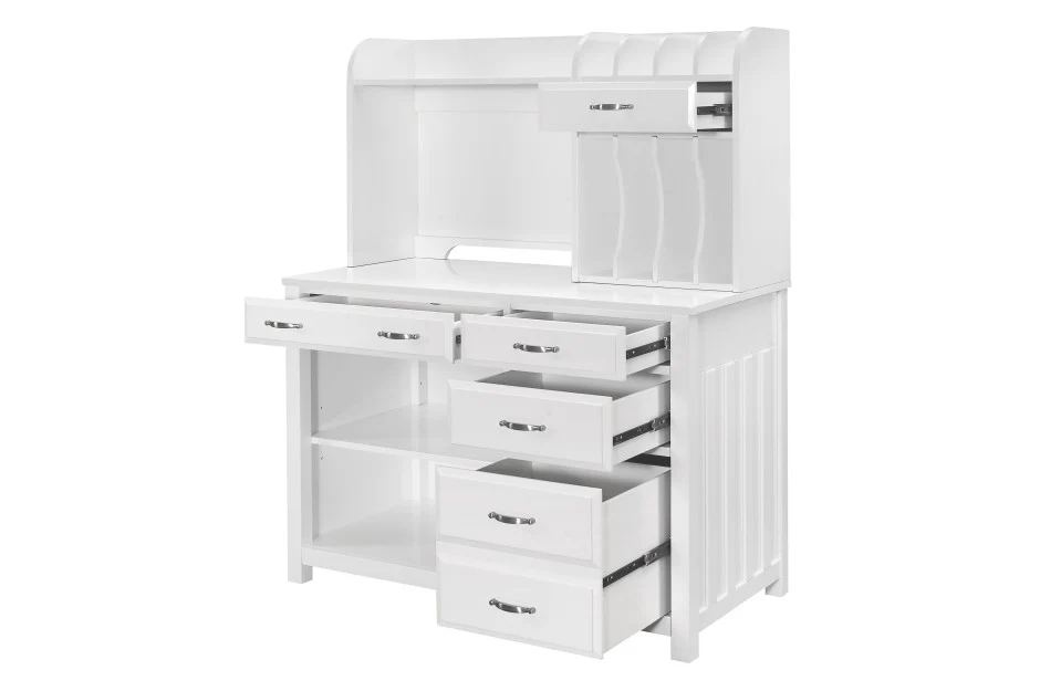 Blanche Office Collection - White or Brown Gray - Image 16