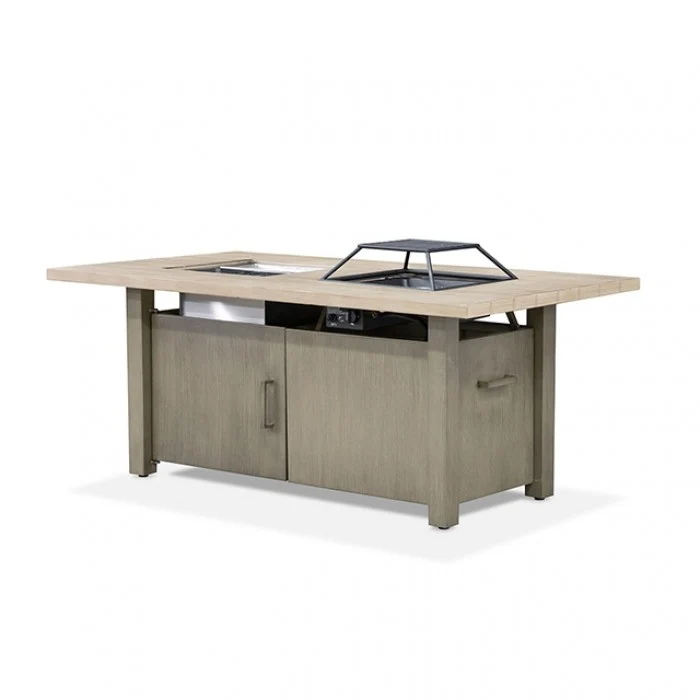 Bordeaux Dining Table w/Firepit & Cooler - Image 3